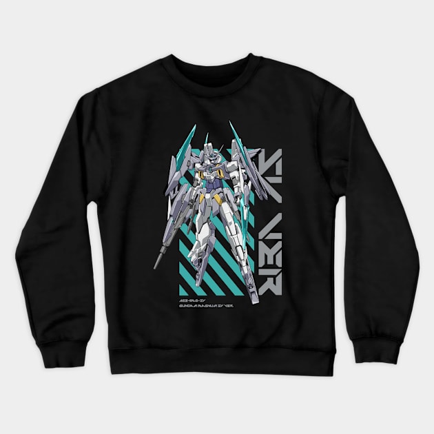 Gundam AGEII Magnum SV ver Crewneck Sweatshirt by Shapwac12